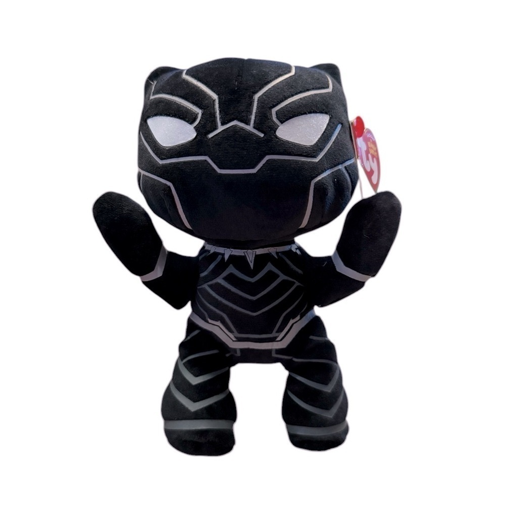 Ty Beanie Babies Black Panther Soft Body- 6" New with Tags